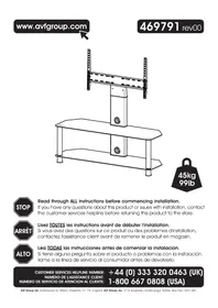 Notice AVF SDC1140 Meuble TV