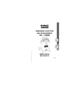 Notice MAC ALLISTER MWDV1400IX Aspirateur