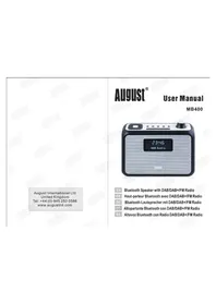 August MB400 - Radio