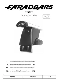 Notice Farad BS 003 Porte-bagages