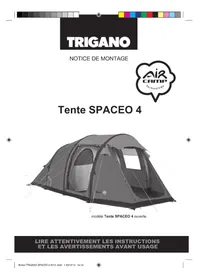 Notice TRIGANO SPACEO 4 Tente