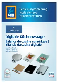 Notice Crofton 92483 Balances de cuisine