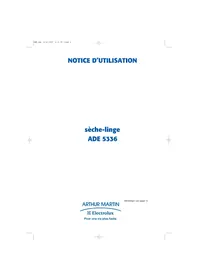 ARTHUR MARTIN ELECTROLUX ADE 5336 - Sèche-linge