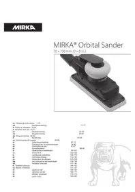 Notice Mirka MR38CV Ponceuse