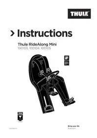 Notice THULE RIDEALONG MINI Siège vélo enfant