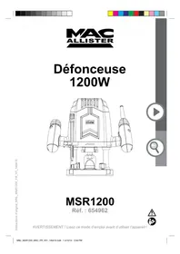 Notice MAC ALLISTER MSR1200 Outils multifonctions