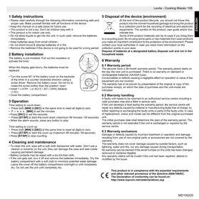 Notice Levita COOKING MASTER 108 Autres appareil de cuisine