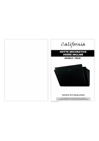 Notice CALIFORNIA FD9B Hotte