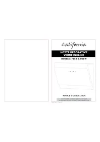 Notice CALIFORNIA FB9B Hotte