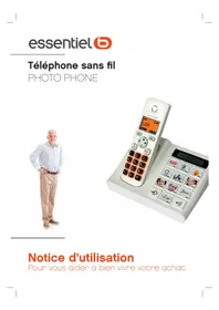 Notice ESSENTIELB PHOTO Téléphone sans fil