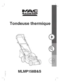 Notice MAC ALLISTER MLMP158B Tondeuse à gazon
