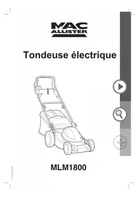 Notice MAC ALLISTER MLM1800 Tondeuse à gazon
