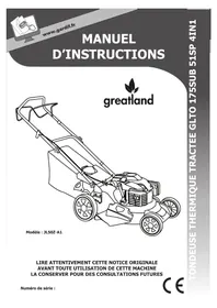 Notice Greatland GL TO 175 SUB 51 SP 4IN1 Tondeuse à gazon