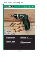 Notice PARKSIDE PASS 3.6 A1 Schroevendraaier