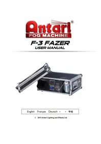 Notice Antari F3 FAZER 效果机