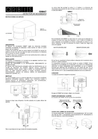 Notice Orbis ISIMAT Détecteur de mouvements