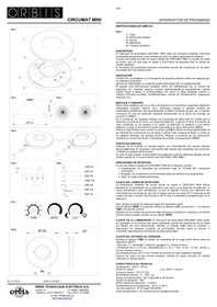 Notice Orbis CIRCUMAT MINI Détecteur de mouvements
