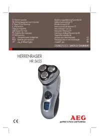 Notice AEG HR 5655 Rasoio