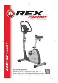Notice REX BX401 E Exercise bike