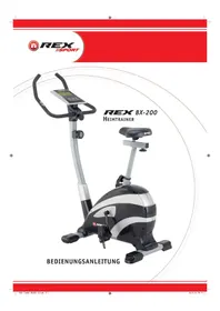 Notice REX BX200 Exercise bike