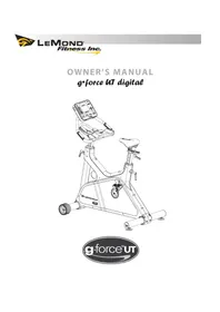 Notice LeMond Fitness GFORCE UT Vélo d'appartement