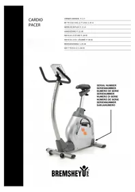 Notice Bremshey CARDIO PACER Exercise bike