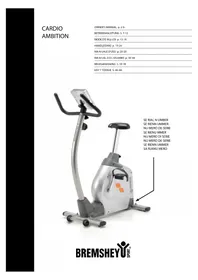 Notice Bremshey CARDIO AMBITION Exercise bike