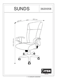 Notice JYSK SUNDS Chaise de bureau