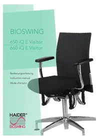Notice Bioswing 660 IQ E VISITOR Chaise de bureau