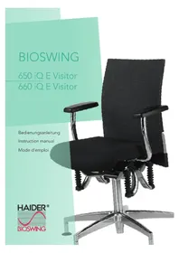 Notice Bioswing 650 IQ E VISITOR Chaise de bureau