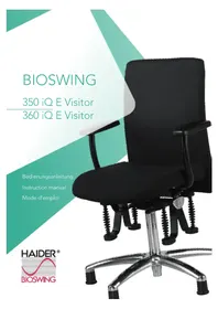 Notice Bioswing 350 IQ E VISITOR Chaise de bureau