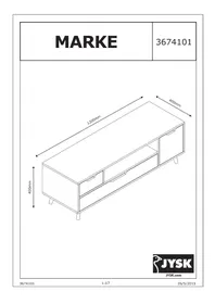 Notice JYSK MARKE Meuble TV