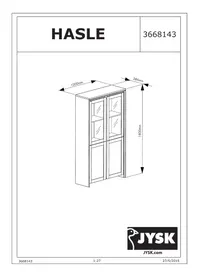 Notice JYSK HASLE (140X48X38) Meuble TV