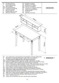 Notice JYSK AULUM (100X77X52) Bureau