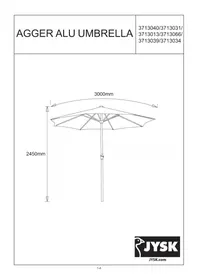 Notice JYSK AGGERSBORG (135X75X59) Bureau