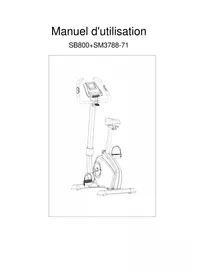 Notice Techness SB800+SM378871 Vélo d'appartement