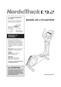 Notice NordicTrack E9.2 Vélo elliptique
