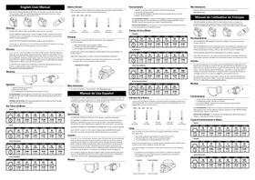 Notice Lezyne ZECTO DRIVE (2014) Lampe vélo
