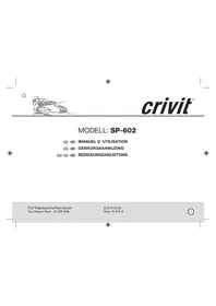 Notice CRIVIT SP602 Casque de moto