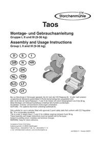 Notice Storchenmuhle TAOS Siège de voiture