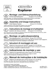 Notice Storchenmuhle EXPLORER Siège de voiture