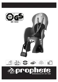 Notice Prophete EN 14344 Siège vélo enfant