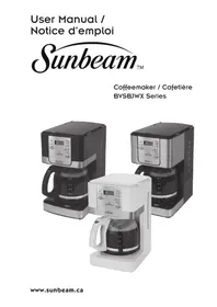 Notice SUNBEAM BVSBJWX27 Machine à café