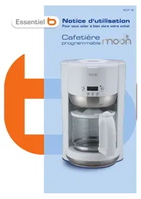 Notice ESSENTIELB ECP 3I MOON Cafetière