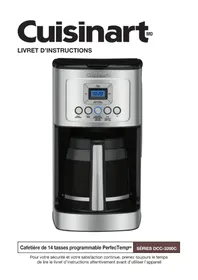 Notice CUISINART DCC3200C Machine à café