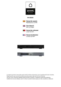 Notice VIETA VHCD030 Lecteur/enregistreur de cd