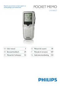 PHILIPS LFH9120,  LFH9120,  LFH9375,  LFH9380,  LFH9398,  LFH9399,  LFH-9172 - Dittafono