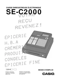 CASIO SEC2000 - Caisse