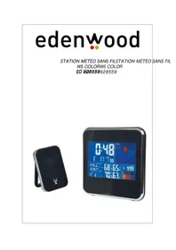 Notice EDENWOOD ED 928559 Station Météo