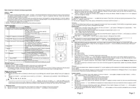 Notice CHACON 54029 Station Météo